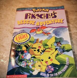 Scholastic Pokemon Adventure Book with Pikachu - Yellow and Purple